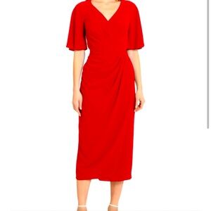•NWT Maggy London Red Cocktail Dress  Sz 8